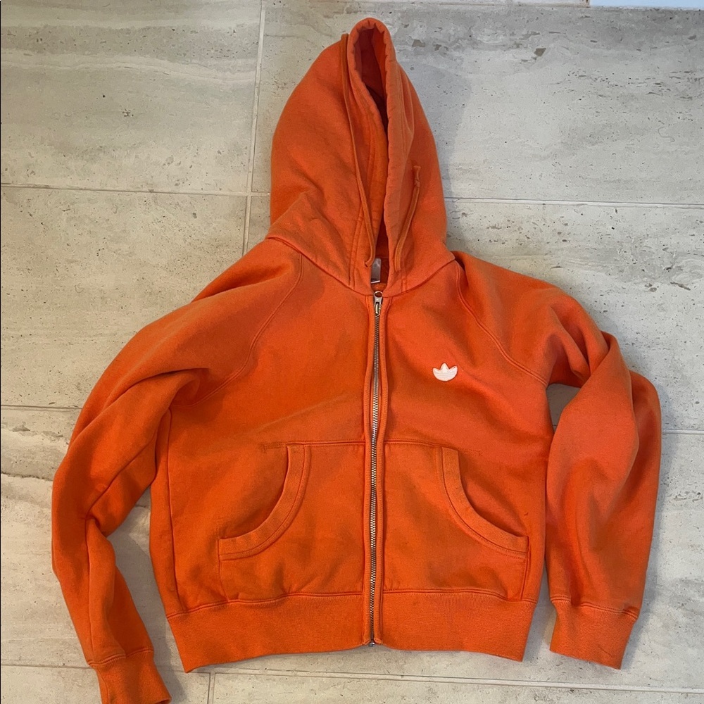 Adidas Vibrant Orange Hoodie